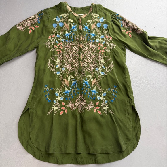 Johnny Was Gila Embroidered Tunic Size M - Picture 4 of 9